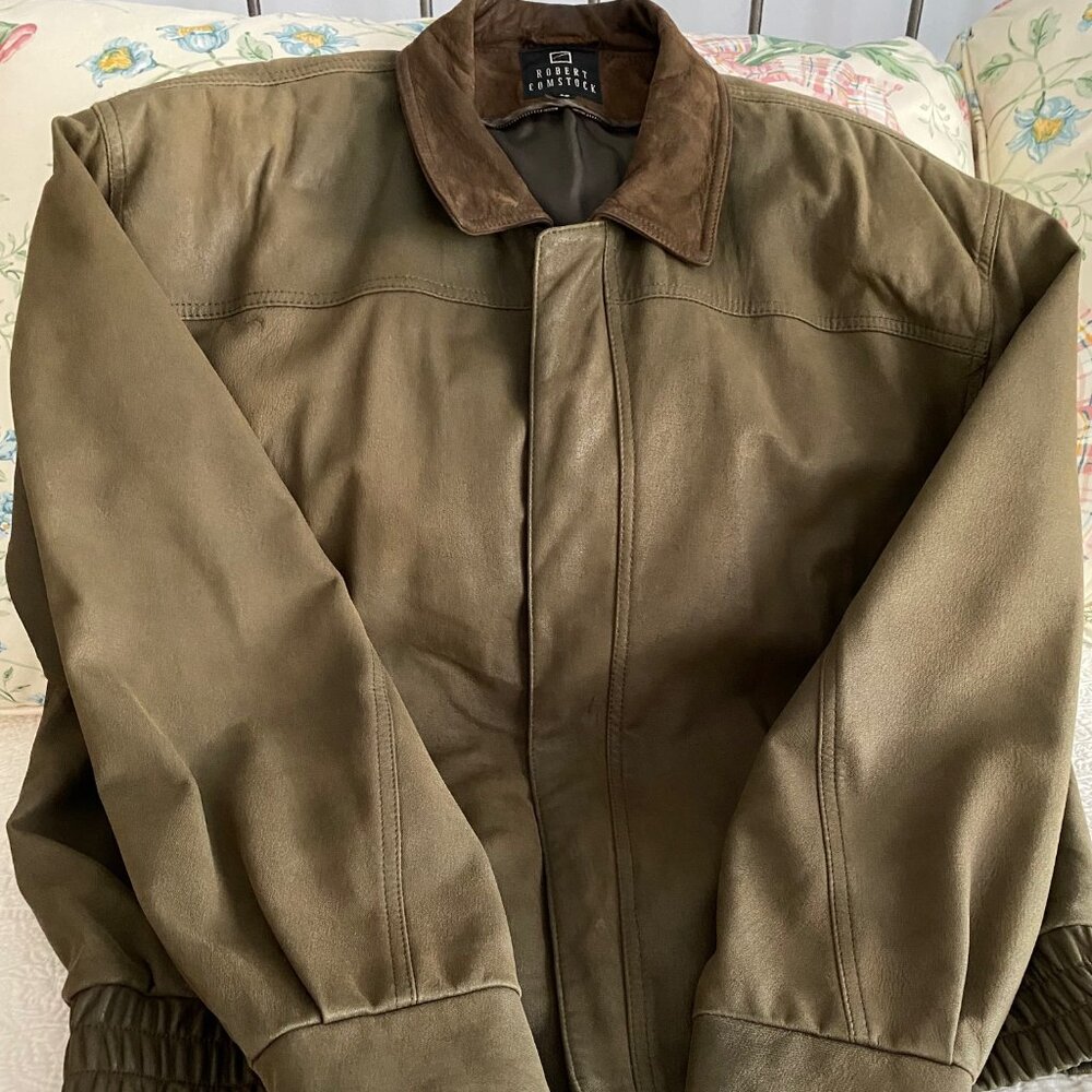 Men's Robert Comstock Suede Leather jacket, 42